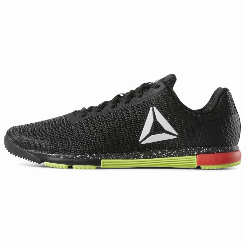 Adidasi Training Reebok Speed Tr Flexweave Barbati Negrii/Albi/Verzi Deschis/Rosii Romania KG1345IT